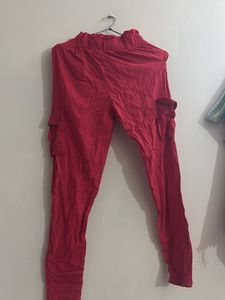 Red Cargo Pants