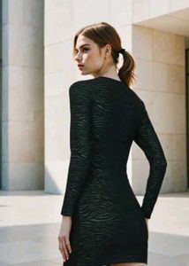 Animal Print Mini Dress