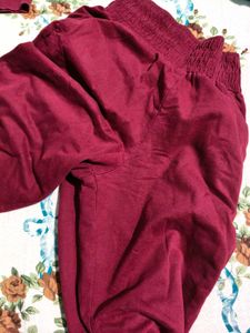 👉Zudio Maroon co-ord athletic set💪