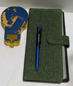 Card Holder,Chit Pad & Pen Set