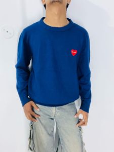 play Blue Heart Patch Sweater