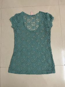 Y2K lace top
