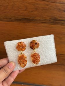 Floral Resin Earrings
