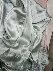 Elegant Grey Saree ,Blouse And Peticoat Newly Sare