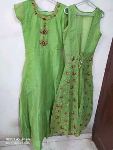 Green Kurta Set
