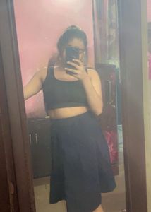 Navy Blue Skirt