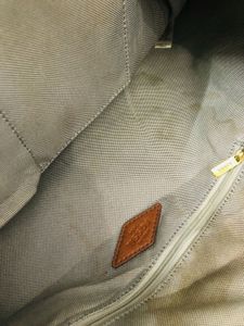 Fossil Leather Tote Bag