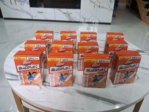 Dabur GlucoPlus-C, Orange Flavor - Bulk Deal!