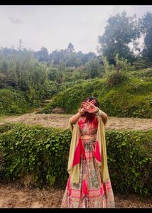 beautiful lehenga set 💚💚