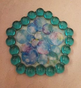 Set of 2 Decorative Coasters