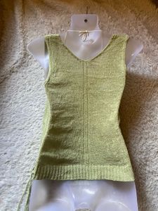 Y2K Green Knit Tank Top