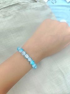 2 Blue Crystal Bracelet