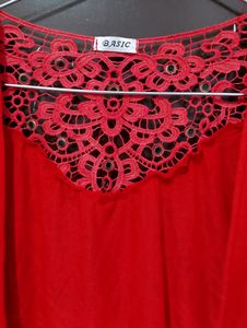 Women Shrug Red Coat