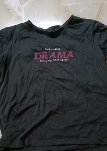 black tee