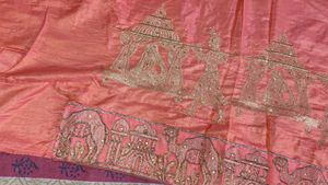 Embroidered Saree With Blouse