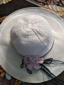 pink rose korean style hat