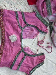 Elegant Pink Saree