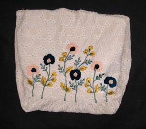 Floral khadi Embroidered Sundress