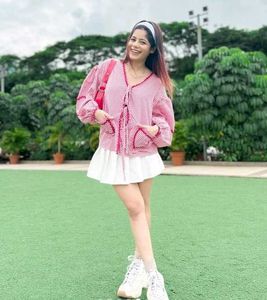 Savana Cute Gingham Heart Cardigan🍒