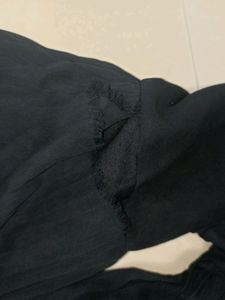 black sharara set