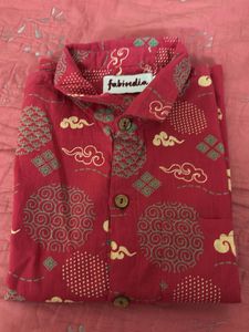 Kids Cute Printed Red Shirt