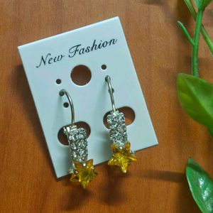 🆕 Yellow Star Earrings