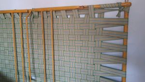 Iron Cot Weaved With Nylon