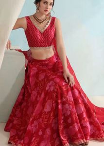 Floral Lehenga Choli Set