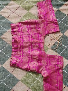 Women Pink Banarasi Blouse 💕