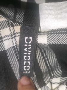 H&amp;M Checked Bodycon Mini Dress