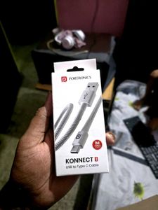Portronics Type c Cable Metal Base