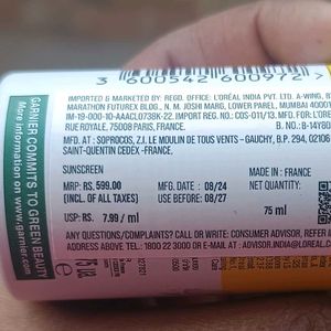 Garnier Super UV Air-Mist Sunscreen