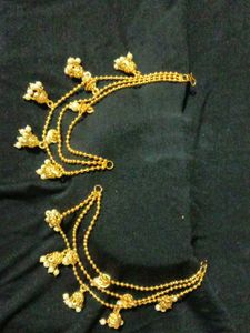 Gold Jhumka Earrings