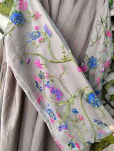 Floral Embroidered abaya