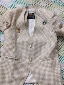 Traditional Coat Pant Bow Set