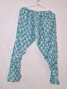 Printed Cotton Harem Pants