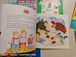 Combo Of 9 Big Size Colour Pictures Story Book