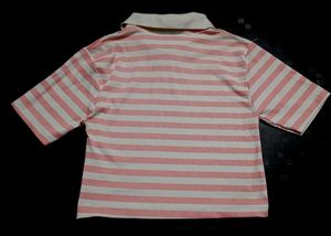 Striped Polo Crop Top