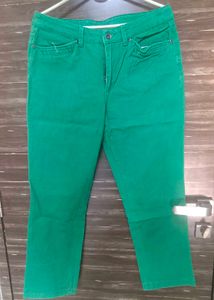 Green Denim Jeans
