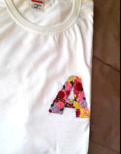 Floral Initial Tee