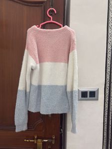 Zara S size Color Block Knit Sweater