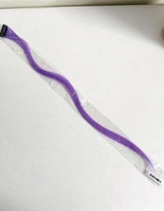 Korean Style Purple Hair Extension Highlight