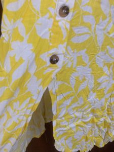 yellow casual dress