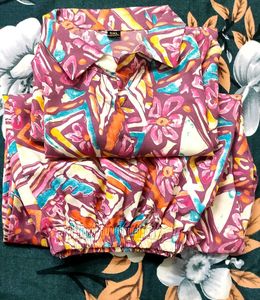 5XL Matching Top and Pants Set