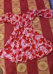 Pink Flower Dress