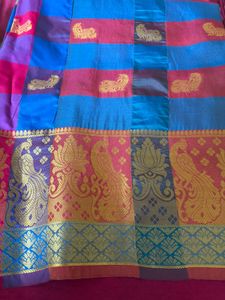 BluePink Saree