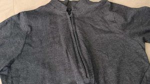 Gray Long Sleeve Top, M Size