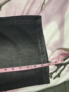Wide Leg Black Jeans