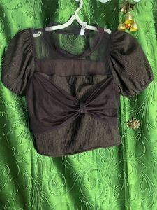 Brown crop top👜