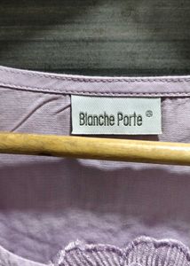 Cut sleeves lavender XXL top